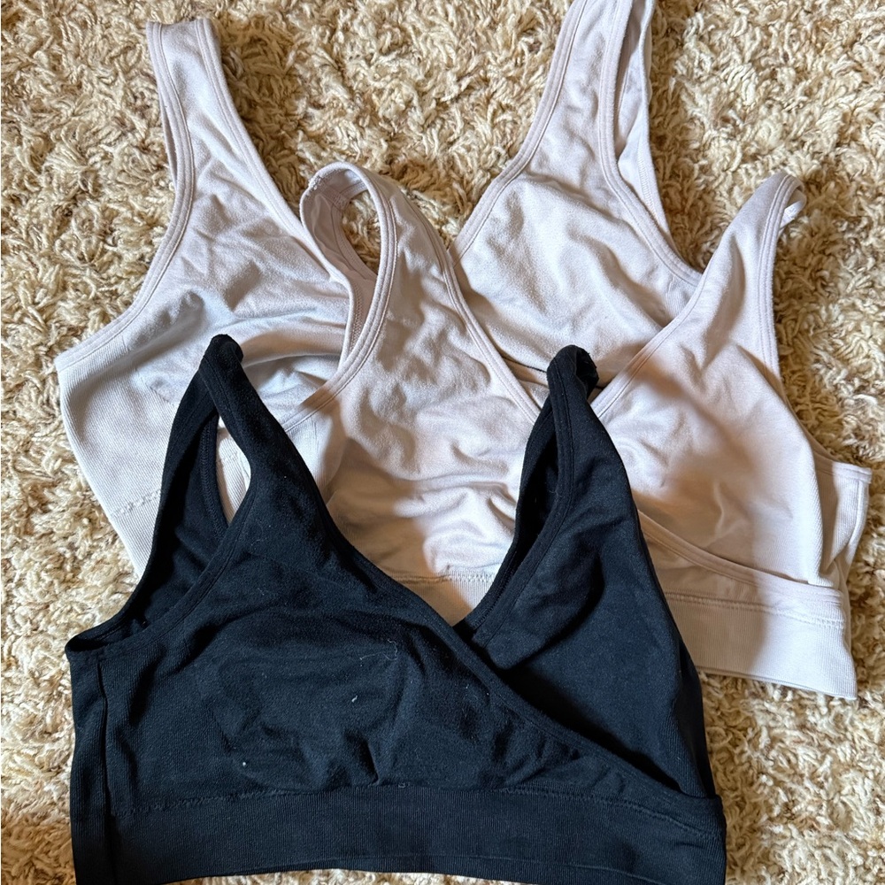 Auden Nursing bra bundle (3) size S/M